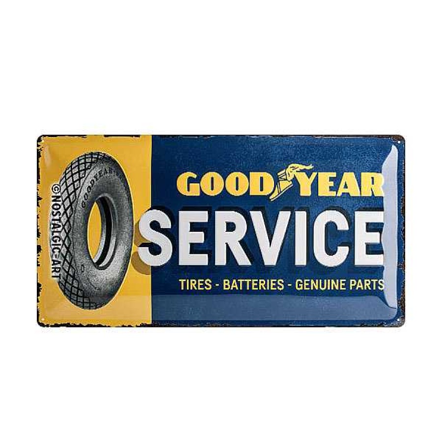 Lifestyle | Goodyear Goodyear Metal Sign "Service"