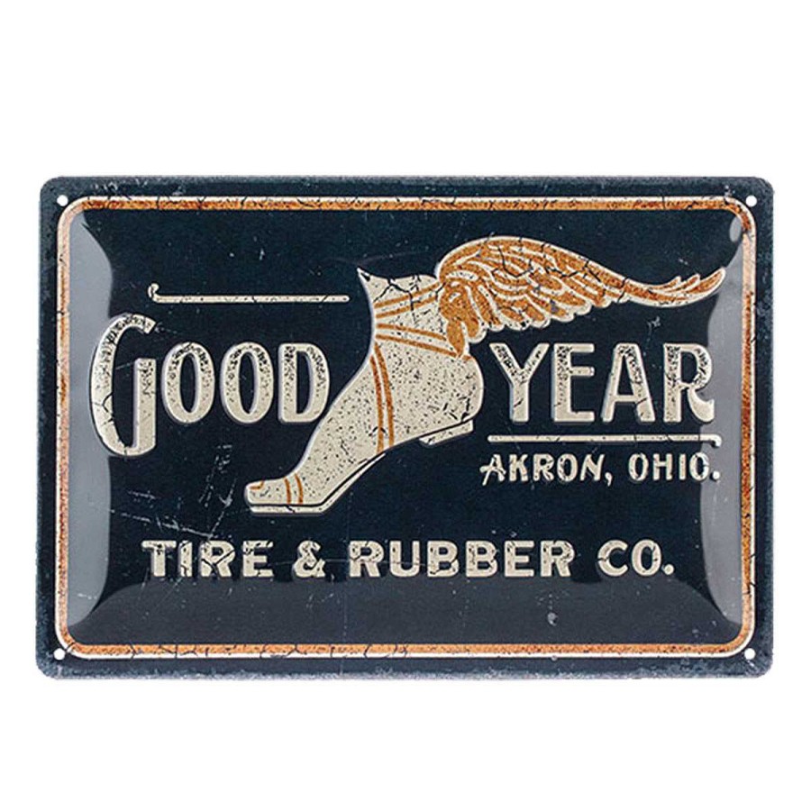 Lifestyle | Goodyear Goodyear Tin Sign "Wing Foot Logo 1901"