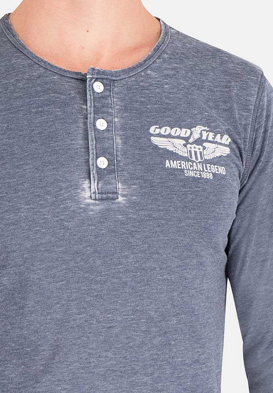 Polo Shirts & Shirts | Goodyear Goodyear Men'S Henley Shirt "Harvey"