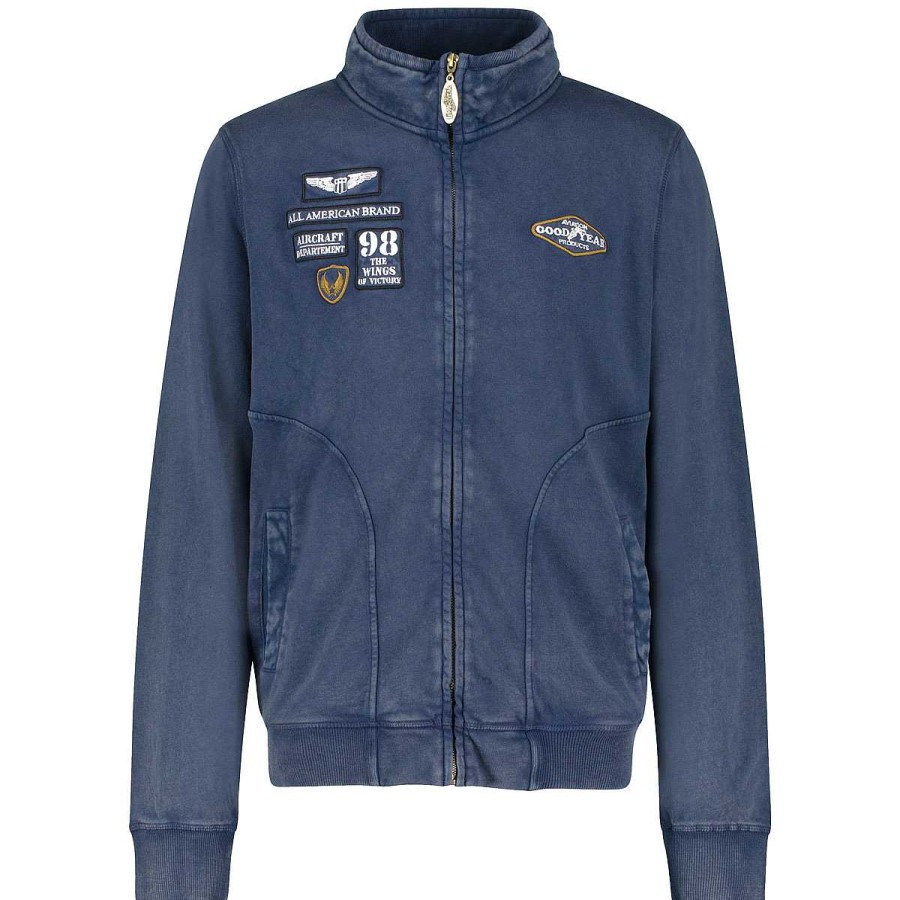 Sweater & Hoodies | Goodyear Goodyear Men'S Sweatjacket "Michigan"