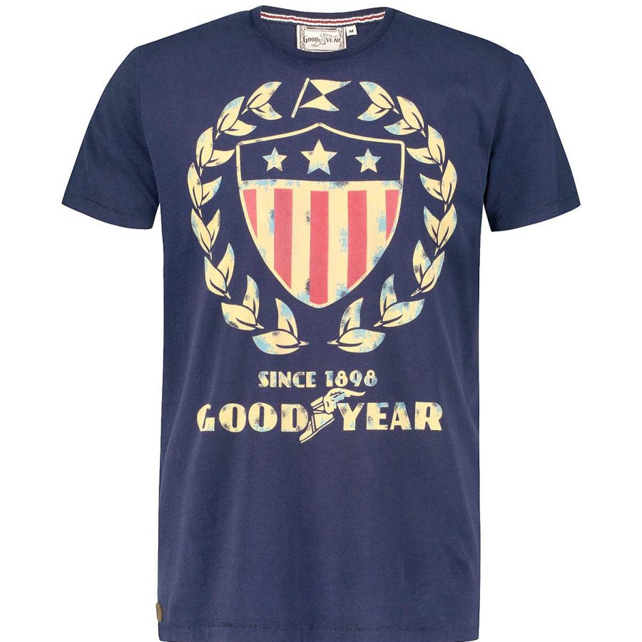 T-Shirts & Long Sleeves | Goodyear Goodyear Men'S T-Shirt "Iowa"