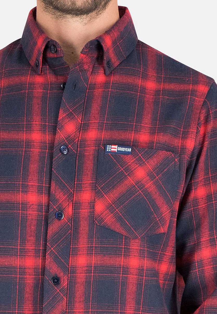 Shirts | Goodyear Goodyear Men'S Check Shirt "Denali"