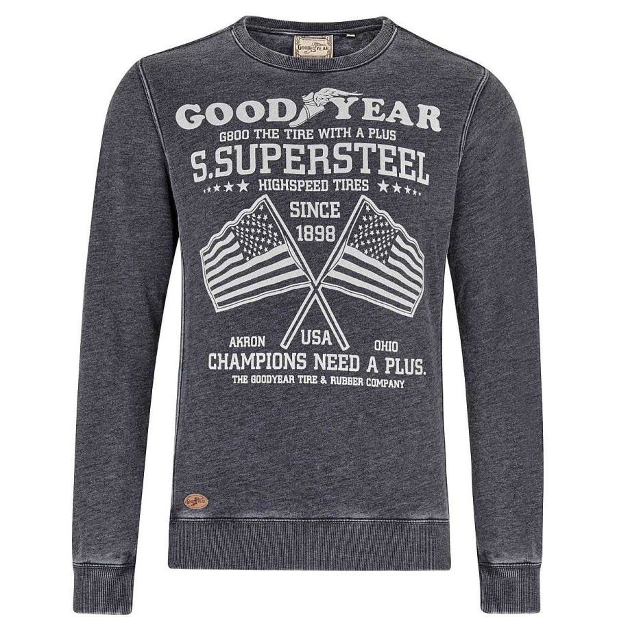 Sweater & Hoodies | Goodyear Goodyear Men'S Crewneck Sweatshirt "Ceylon"