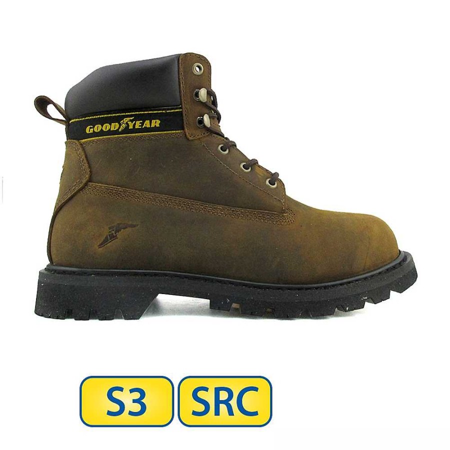 Workwear | Goodyear Goodyear S3 Src Welted Leather Safety Boots